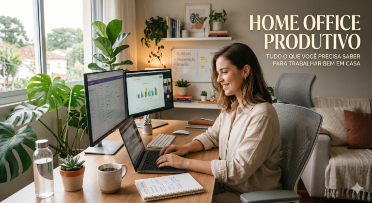 Home Office Produtivo Tudo o Que Você Precisa Saber Para Trabalhar Bem em Casa
